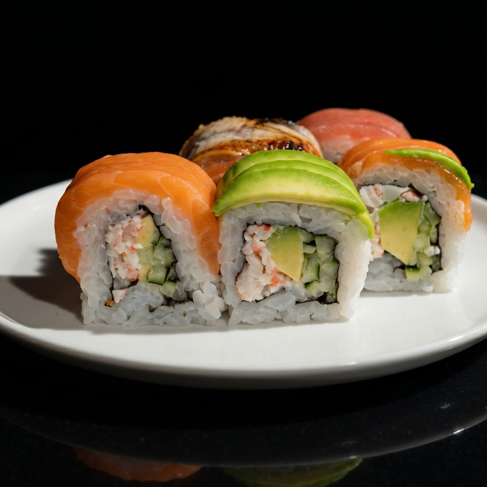 Salmon Avocado Roll.